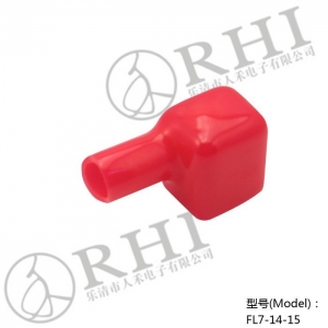 批發(fā)蓄電池線(xiàn)束絕緣膠套,方形電瓶絕緣膠帽,方形蓄電池端子膠套