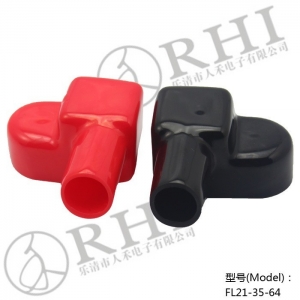 廠(chǎng)家定制紅色加厚絕緣電瓶夾保護蓋 環(huán)保阻燃電瓶夾護套 質(zhì)量保證